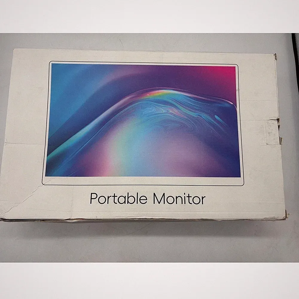 Portable Monitor Full HD IPS Screen USB-C HDMI for Kids Gaming Laptop