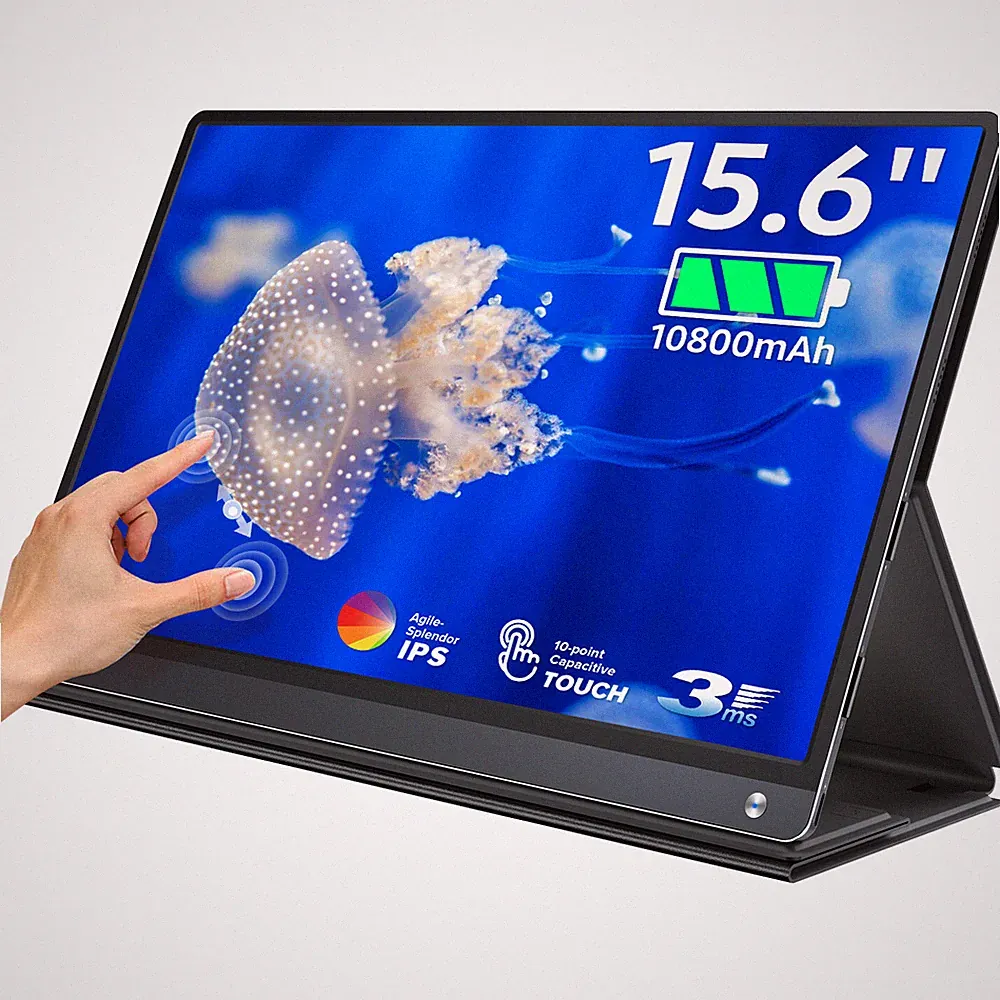 Portable Monitor Touchscreen UPERFECT 15.6"1920*1080 Monitor Screen w/ Battery
