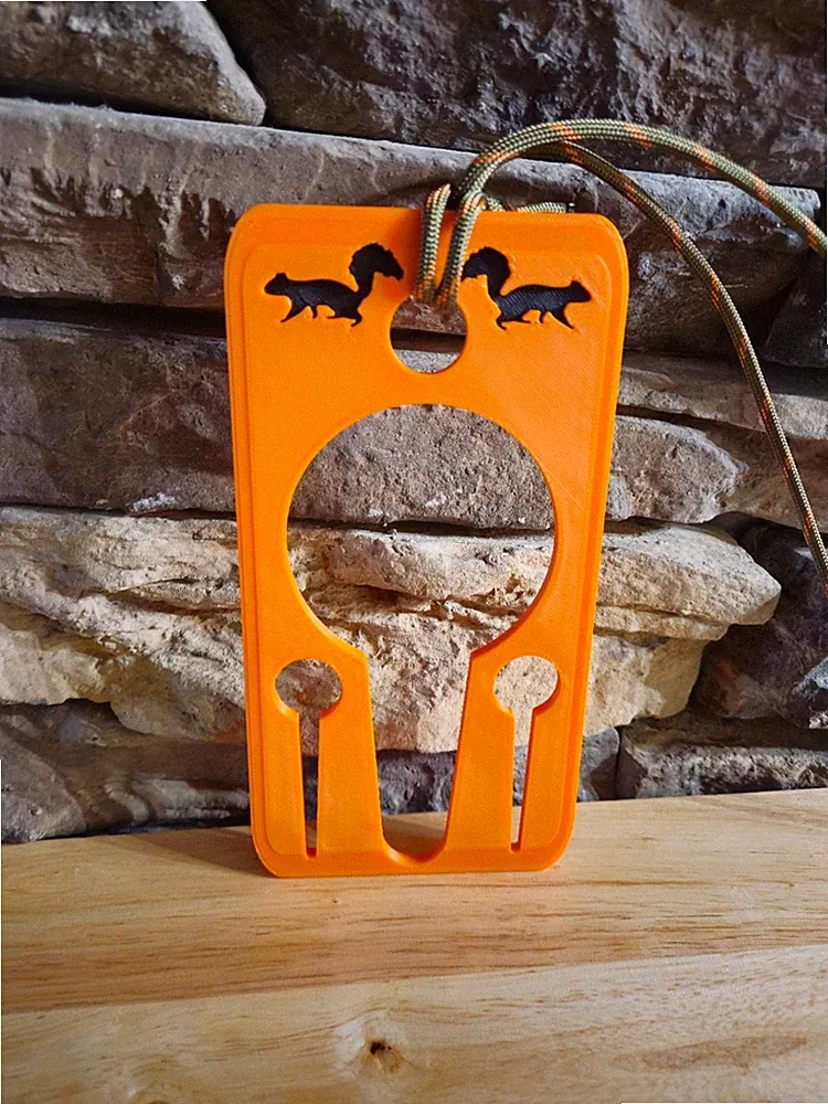 Portable Squirrel Skinner | Tree-Hung Game Skinning Tool | Camping & Hunting