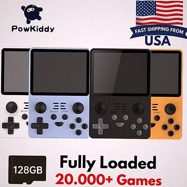 Powkiddy RGB20S Retro Handheld Game Console 128GB Linux System