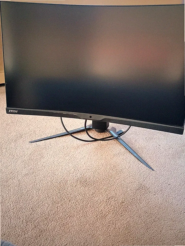 Pre Owned MSI 27" Curved Screen Gaming Monitor With Stand & Power Cord