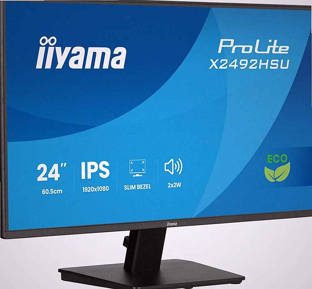 Prolite X2492HSUB1 60.5cm 23.8" IPS LED Monitor FullHD 120Hz HDMI DP USB3.2 Sl...