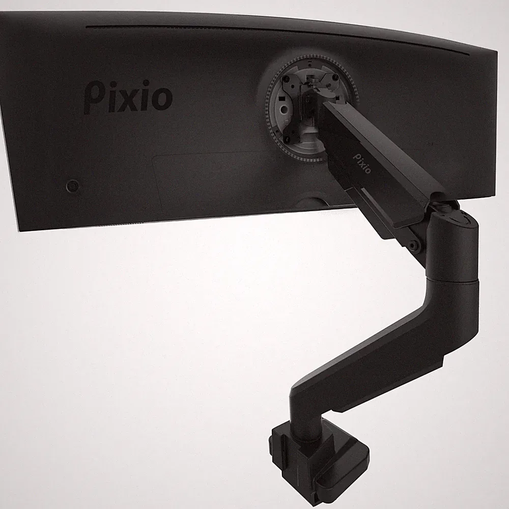 PS2S Ultrawide Heavy-Duty Premium Single Monitor Arm Stand Desk Mount - Fits...
