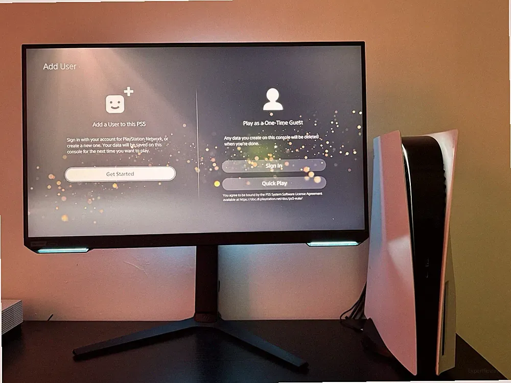 PS5 And Gaming Monitor