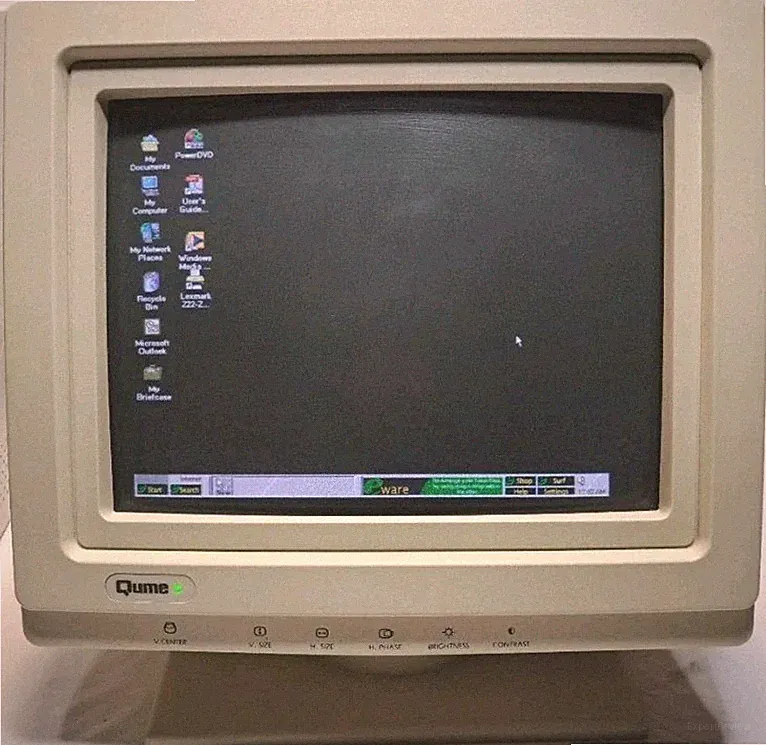 Qume CRT Monitor- 13 Inch- Tested and Works- Retro gaming