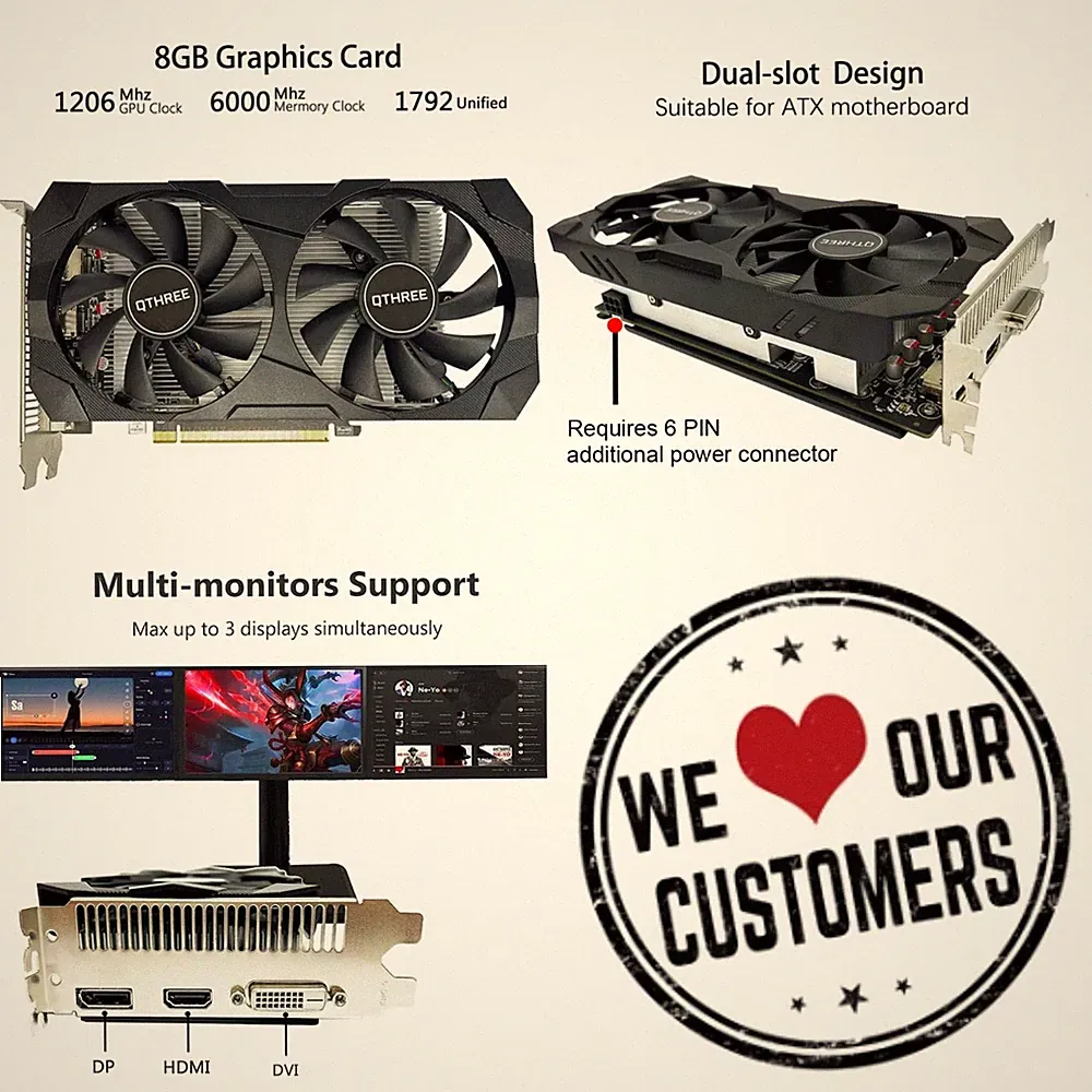Radeon RX 560 XT 8GB GDDR5 PCIe Graphics Card^