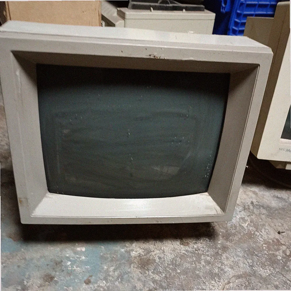 RARE 1987 HOLY GRAIL CRT MONITOR NEC JC-1401P3A MULTISYNC MONITOR - Tested/Works