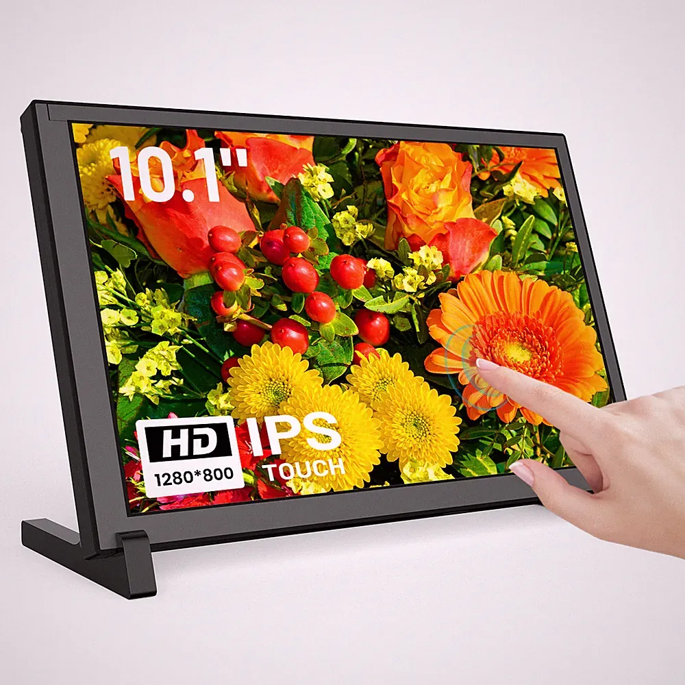 Raspberry Pi Screen, 10.1 Inch Touchscreen Monitor 1280×800 for Raspberry Pi 5/4