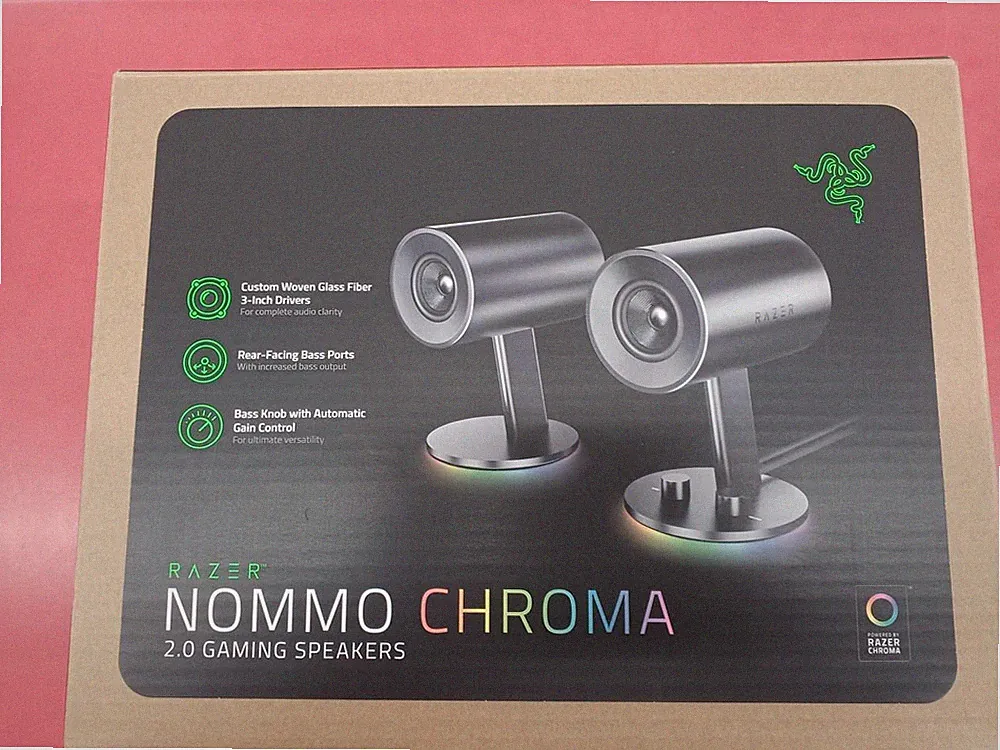 RAZER Gaming Speaker NOMMOCHROMA Used