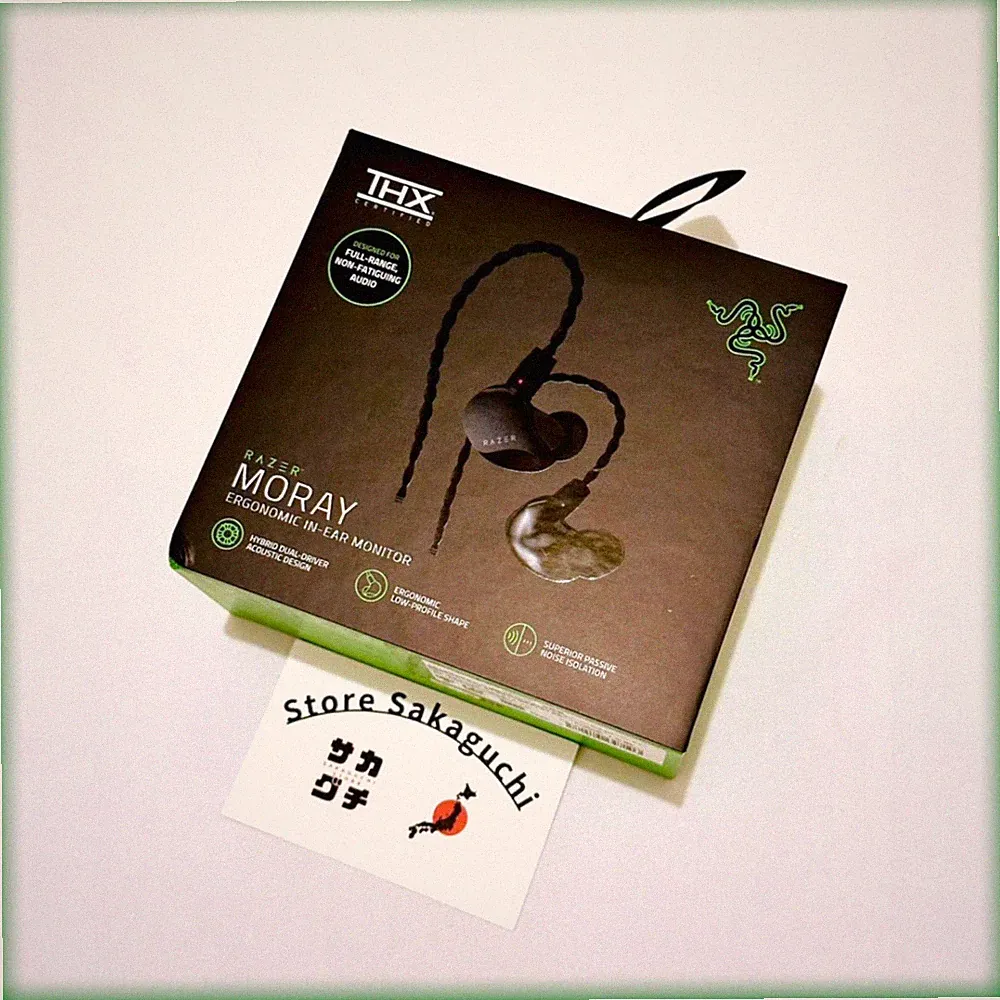 Razer Moray Gaming Earbuds In-Ear Monitor THX Certified Ergonomic High Fidelity