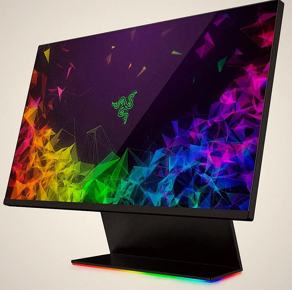 Razer Raptor 27" Gaming LED QHD FreeSync and G-SYNC Monitor - Black - VG READ