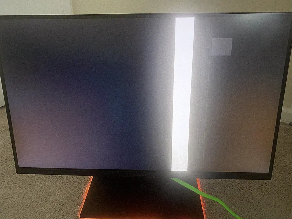 Razer Raptor 27" Monitor WQHD 165Hz - RZ39-03500100-R3U1 -BLACK-DEFECTIVE SCREEN