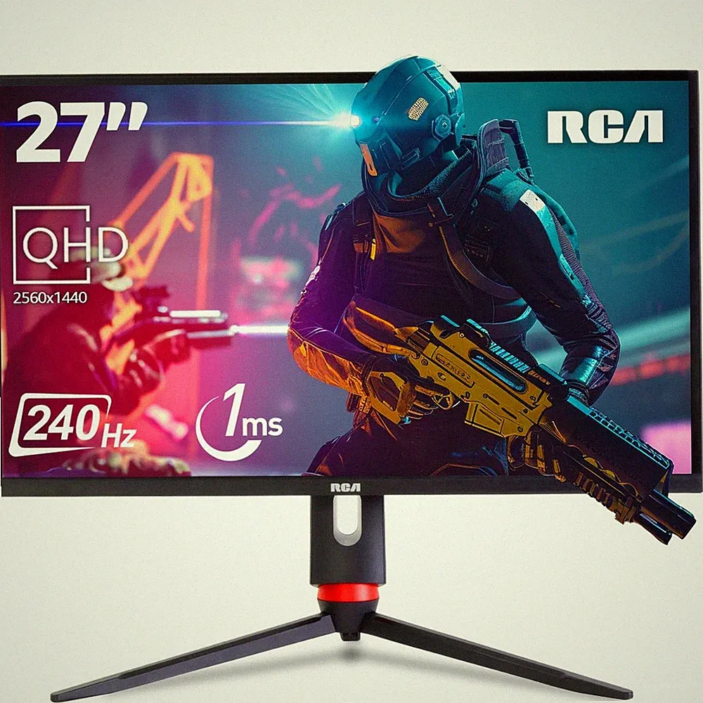 RCA 27" Evolution Premium QHD Gaming Monitor | 240Hz, 2560 x 27-inch, Black