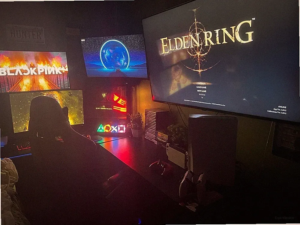 *READ DESC* 2070 SUPER GAMING PC WITH 3 CURVED GAMING MONITORS + CORSAIR KB&M