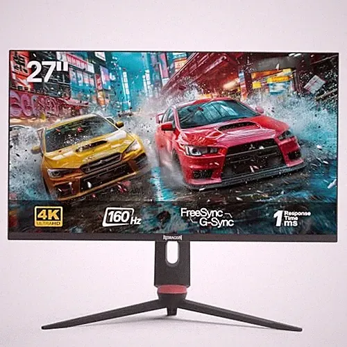 Redragon 27" 4K Flat Gaming Monitor Mini-LED UHD 160Hz 1ms - Scratch & Dent