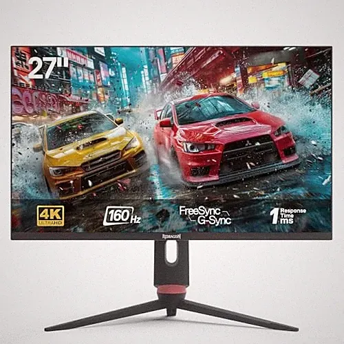 Redragon 27" 4K Flat Gaming Monitor Mini-LED UHD 160Hz 1ms - Scratch & Dent