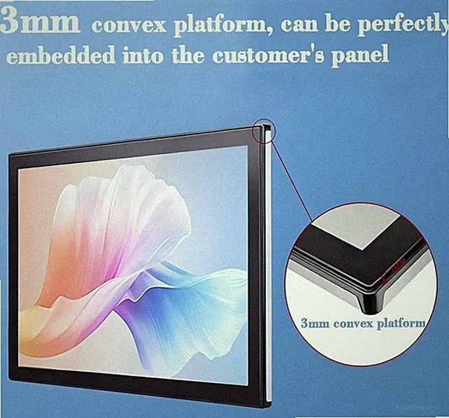 RIUIN 7 Inch Open Frame Capacitive Touchscreen Monitor New