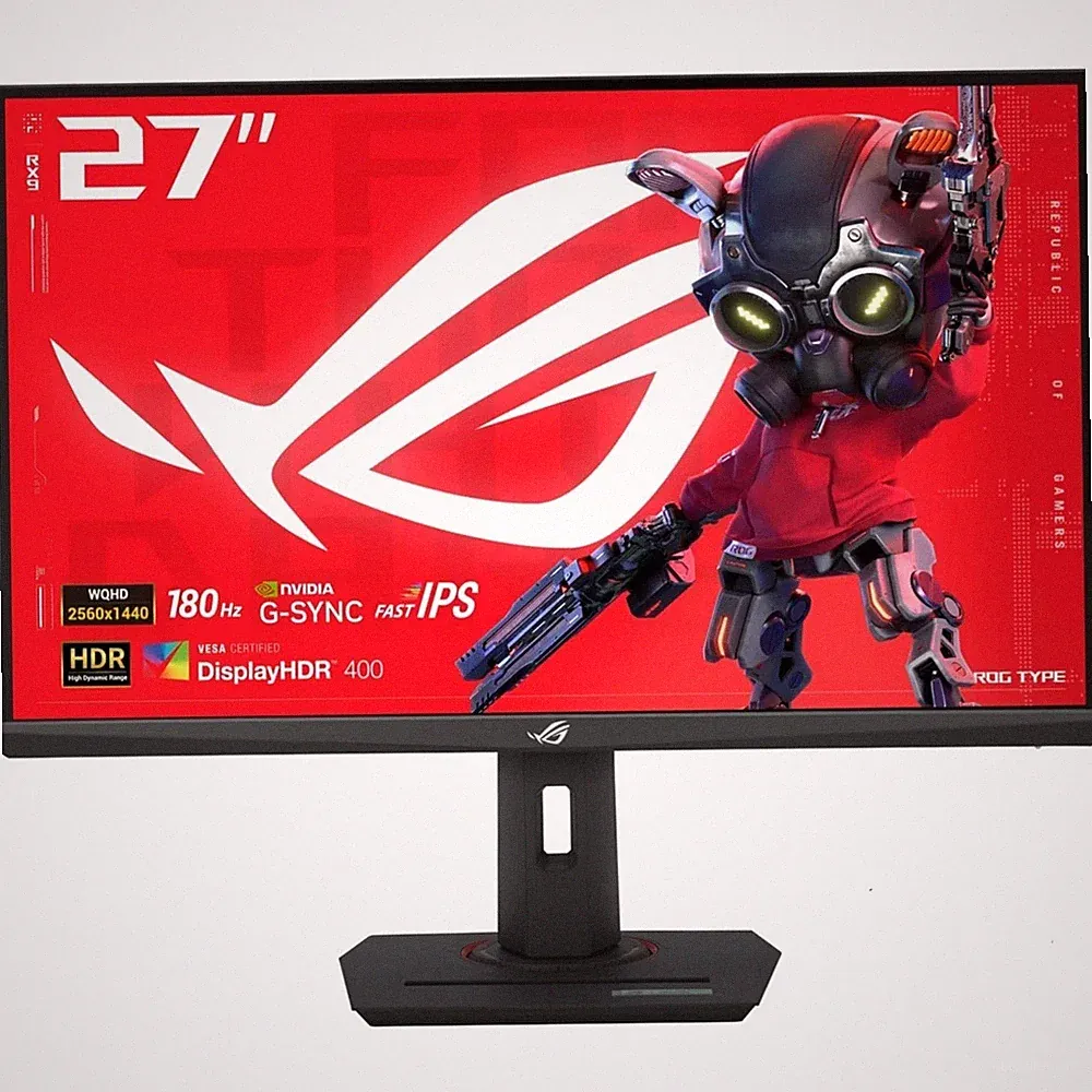 ROG Strix 27” QHD 2560x1440 USB-C Gaming Monitor XG27ACS, 180Hz,1ms, Fast IPS...