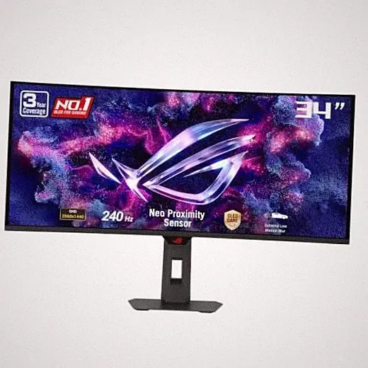 ROG XG34WCDMTG 34 Inch 1440p 240Hz Ultrawide QD-OLED Gaming Monitor