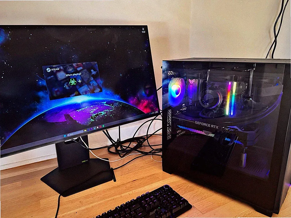 Ryzen 7 9800X3D + RTX 3080 Gaming Desktop + LG UltraGear 32” OLED 240Hz Monitor