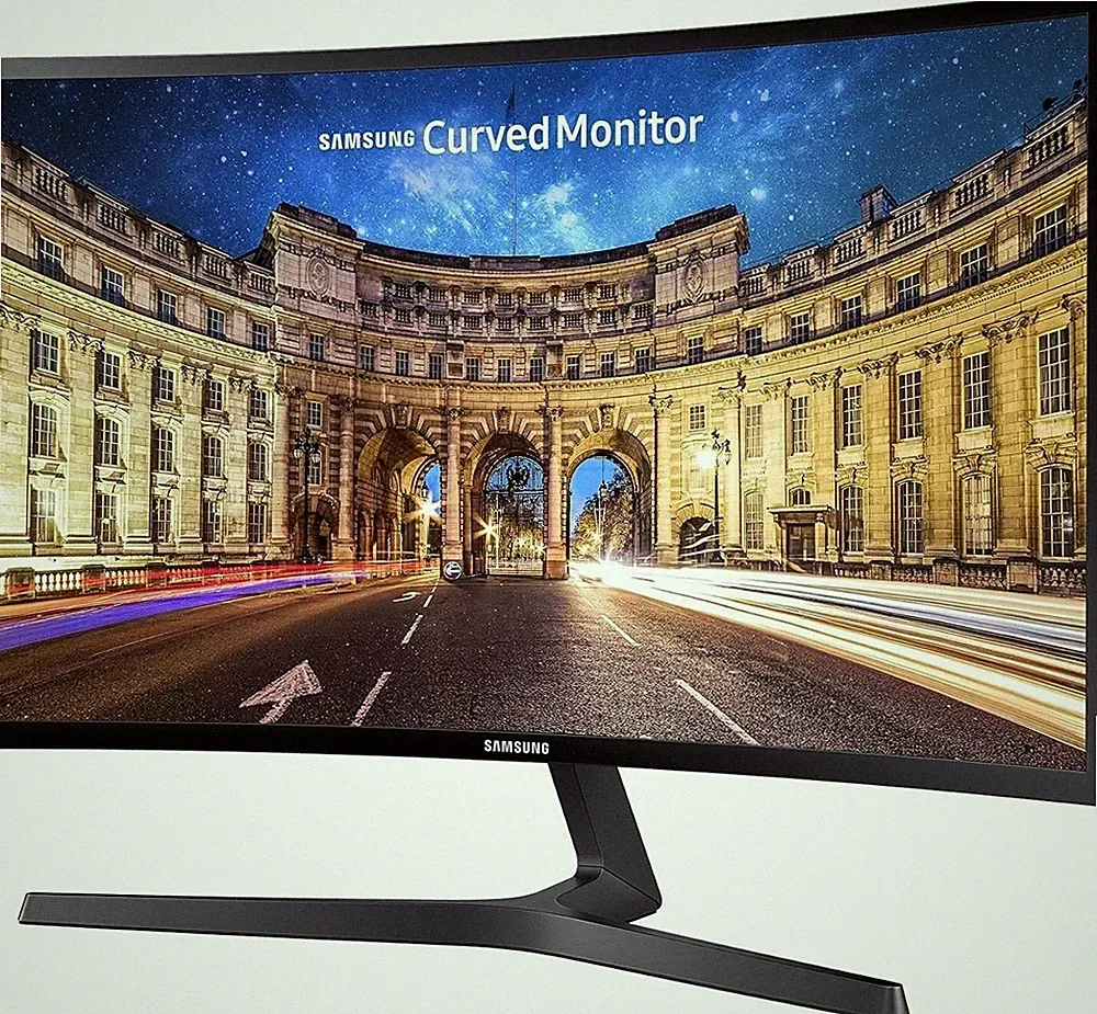 SAMSUNG 23.5” CF396 Curved Computer Monitor, AMD FreeSync For Advanced Gaming