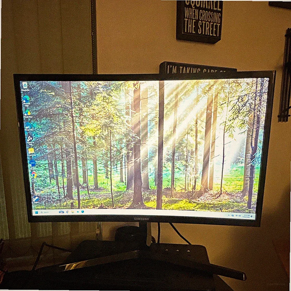 Samsung 24” Curved LCD FHD 1920x1080 144Hz 1ms 16:9 Black Gaming Monitor