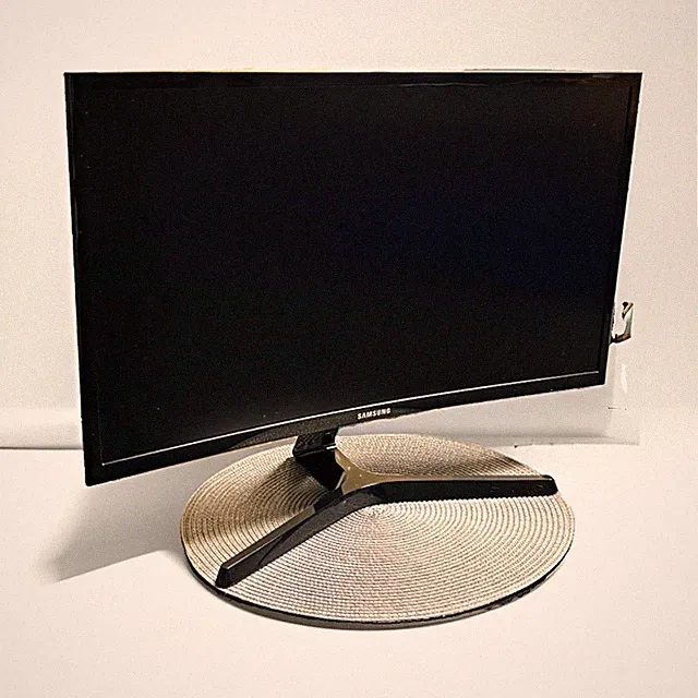 Samsung 24" Curved LED Monitor 1080p HDMI VGA Black C24F396FH CF396