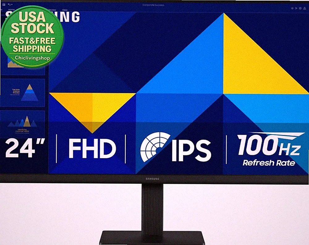 Samsung 24 Inch Monitor S30GD IPS 100Hz Ergonomic Design Game Mode Eye Care