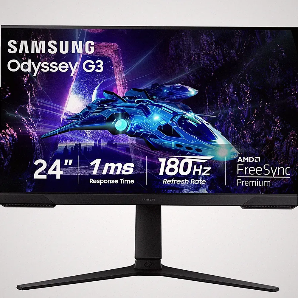 Samsung 24-Inch Odyssey G3 (G30D) Series FHD Gaming Monitor, 24-inch, Black