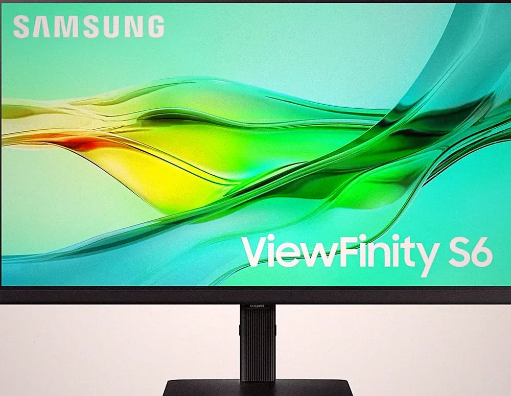 SAMSUNG 24" ViewFinity S6 (S60D) Series QHD High Res Computer Monitor, 100Hz