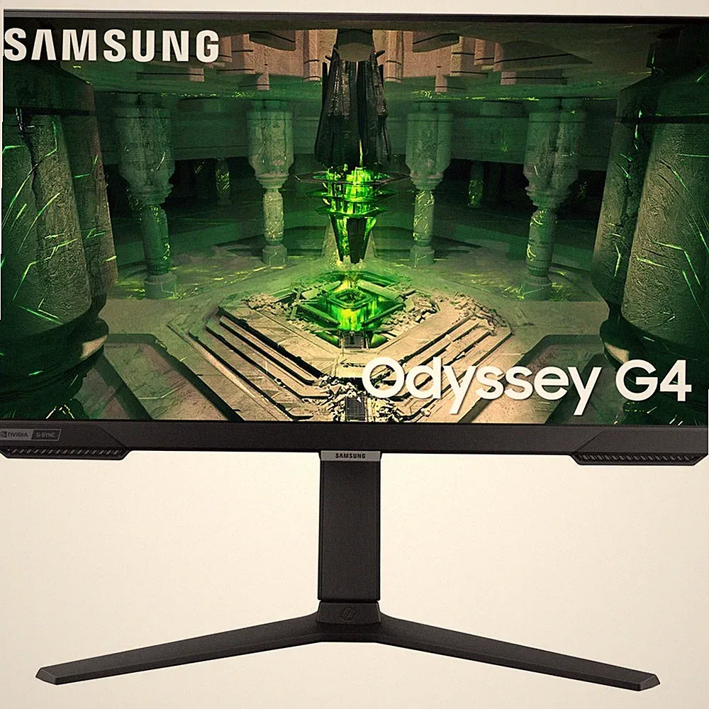 Samsung 25 inch Odyssey G4 Series FHD Gaming Monitor G-Sync Compatible Open Box
