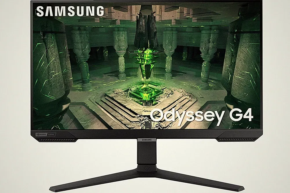 SAMSUNG 25" Odyssey G4 Series FHD Gaming Monitor, IPS, 240Hz, 1ms, G-Sync