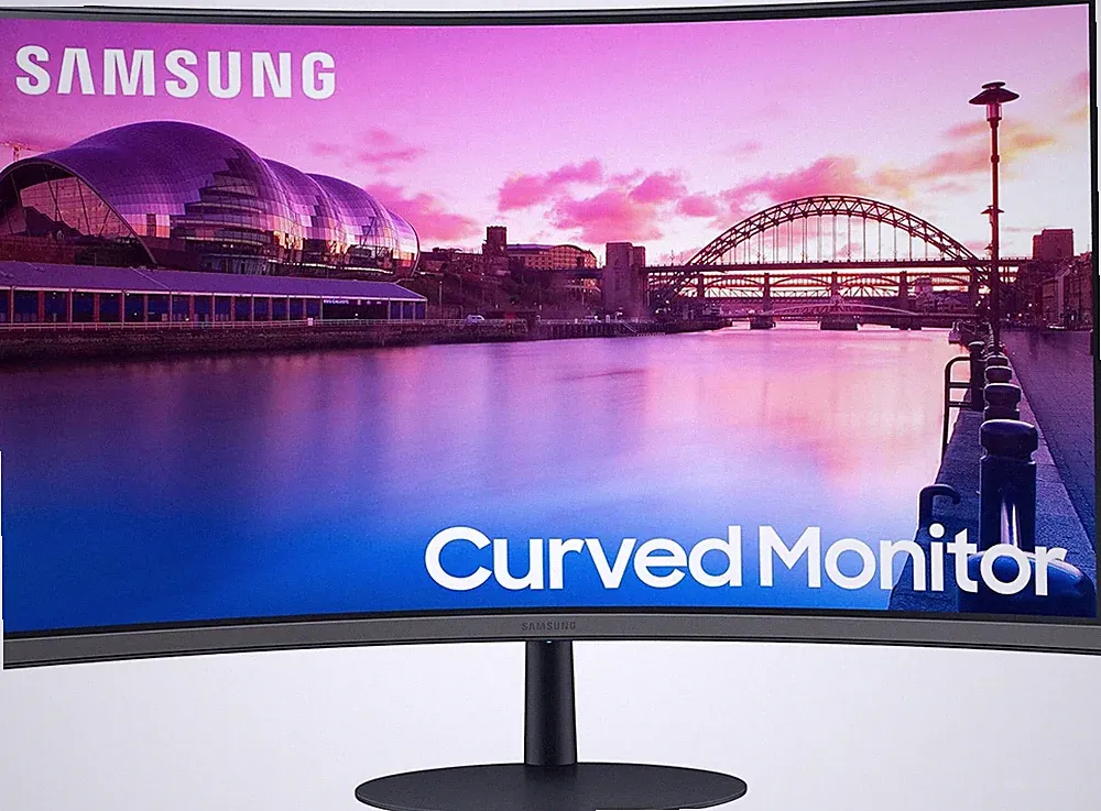 SAMSUNG 27-Inch S39C Series FHD 75Hz Curved Gaming Monitor LS27C392EANXGO