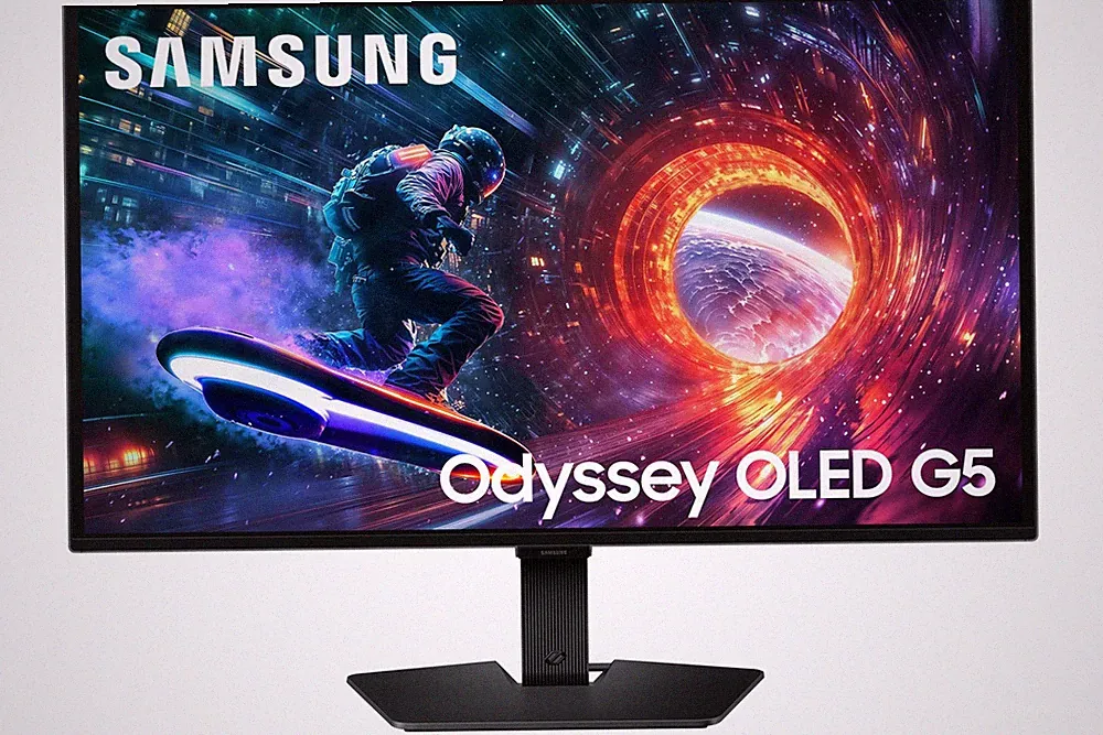 Samsung 27” Odyssey OLED G5 (G50SF) QHD & QD-OLED Gaming Monitor - 180Hz