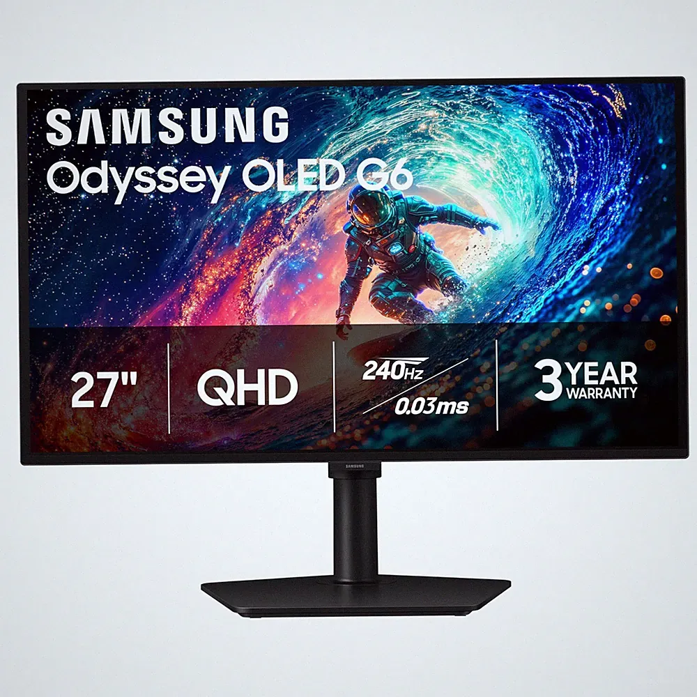 Samsung 27 Odyssey OLED G6 QD QHD 1440P Gaming Monitor G61SH