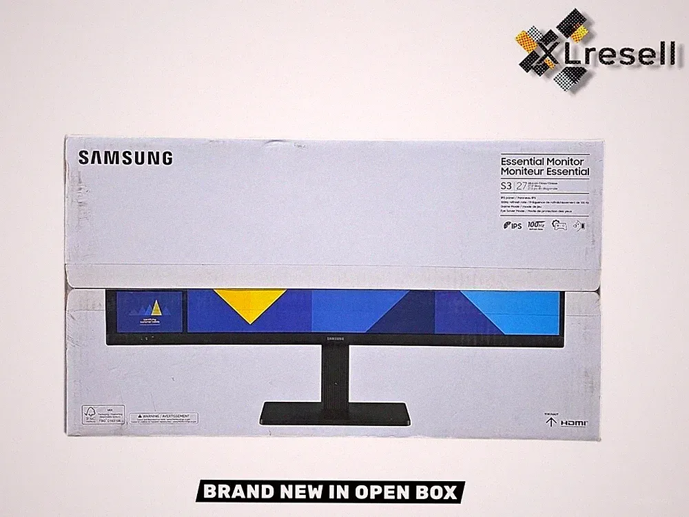 Samsung - 27" S3 (S30GD) IPS LED FHD 100Hz Monitor (HDMI, D-sub) - Black