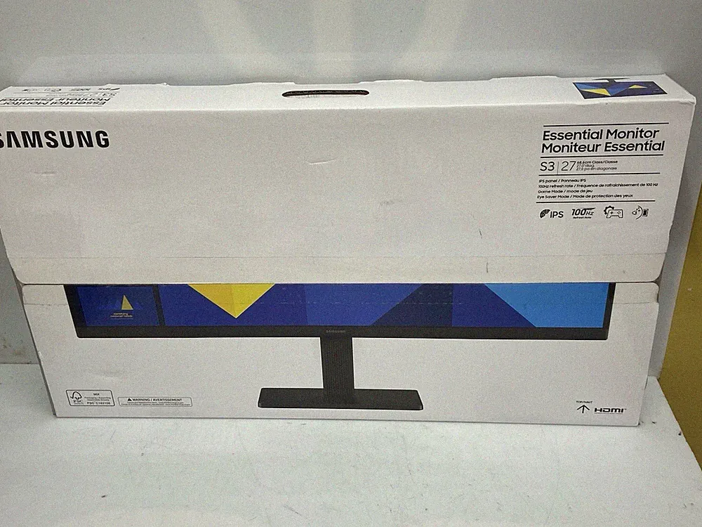 Samsung - 27" S3 (S30GD) IPS LED FHD 100Hz Monitor (HDMI, D-sub) - Black 100Hz