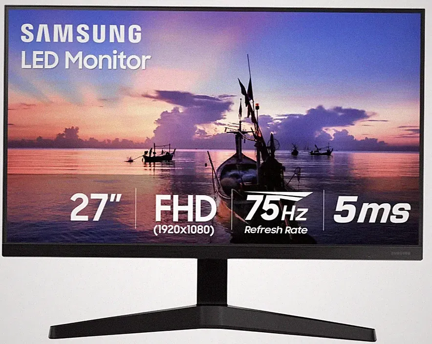 Samsung 27" T35F FHD IPS Monitor – 75Hz FreeSync – HDMI, Stand, Box – Open Box