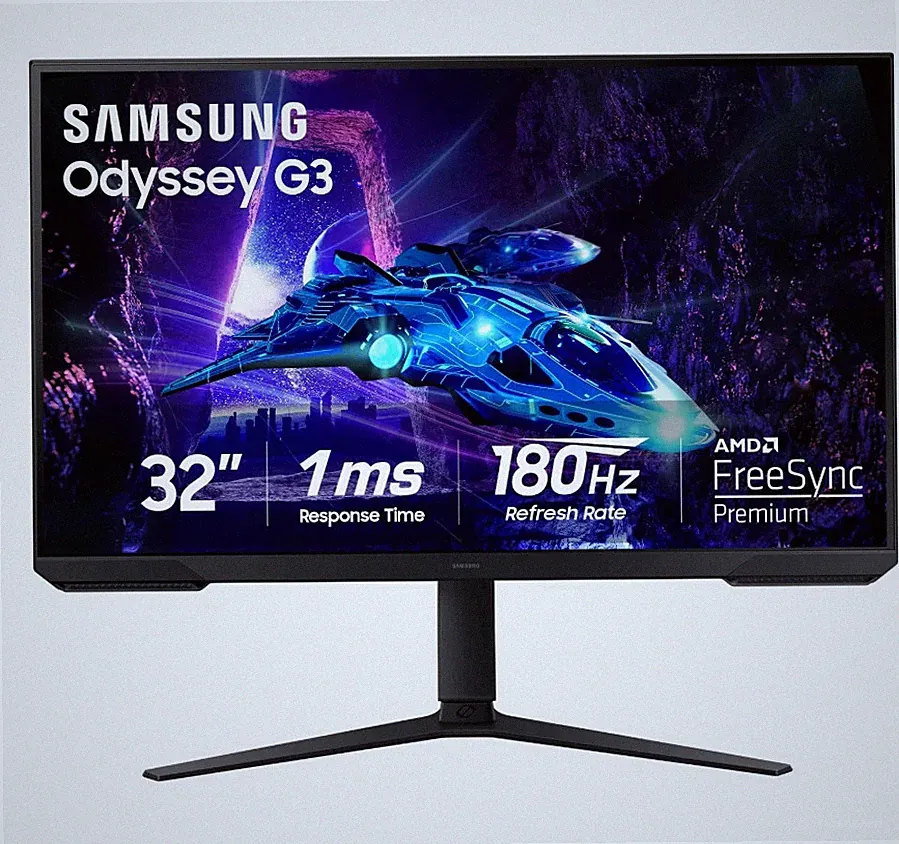 Samsung 32-Inch Odyssey G3 (G30D) 1ms 180Hz FHD Gaming Monitor LS32DG302ENXZA