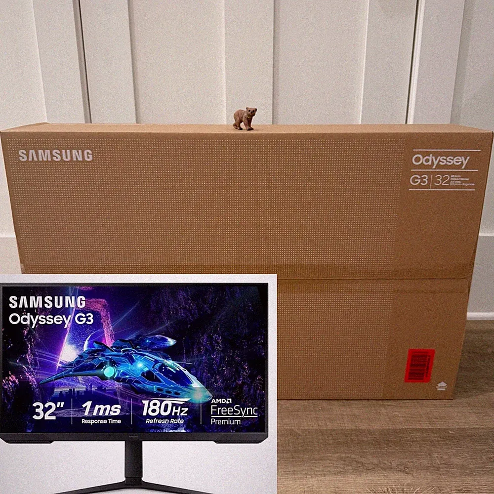 Samsung 32-Inch Odyssey G3 G30D 1ms 180Hz FHD Gaming Monitor LS32DG302ENXZA NEW