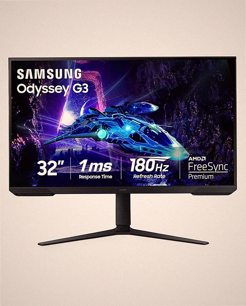 Samsung 32-Inch Odyssey G3 (G30D) Series FHD Gaming Monitor, 1ms, 180Hz