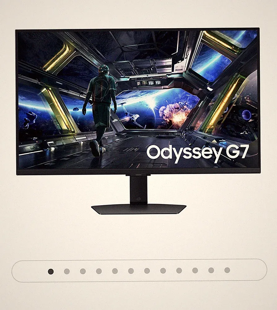 Samsung 32 Inch Odyssey G7 G70D 4K UHD IPS 144Hz 1ms(GtG) Smart Gaming Monitor