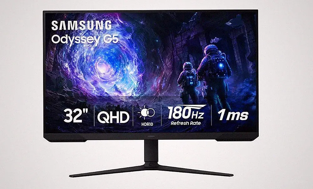 Samsung 32" Odyssey G51F QHD 180Hz 1ms AMD FreeSync HDR10, Gaming Monitor