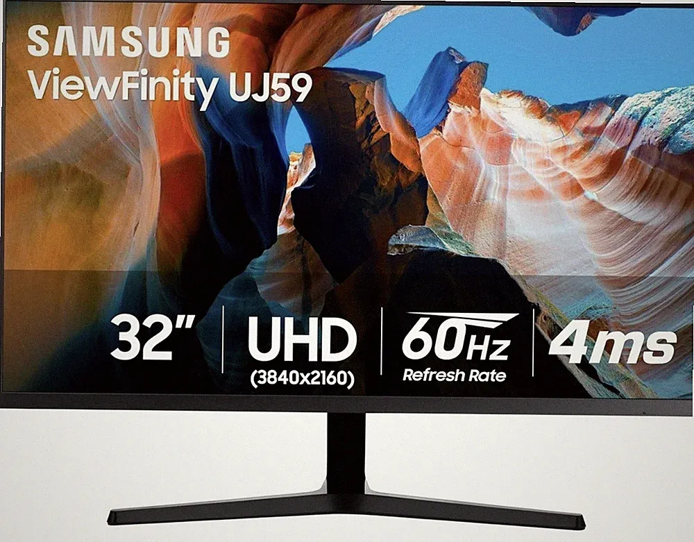 SAMSUNG 32" UJ59 Series 4K UHD (3840x2160) Computer Monitor FreeSync Black