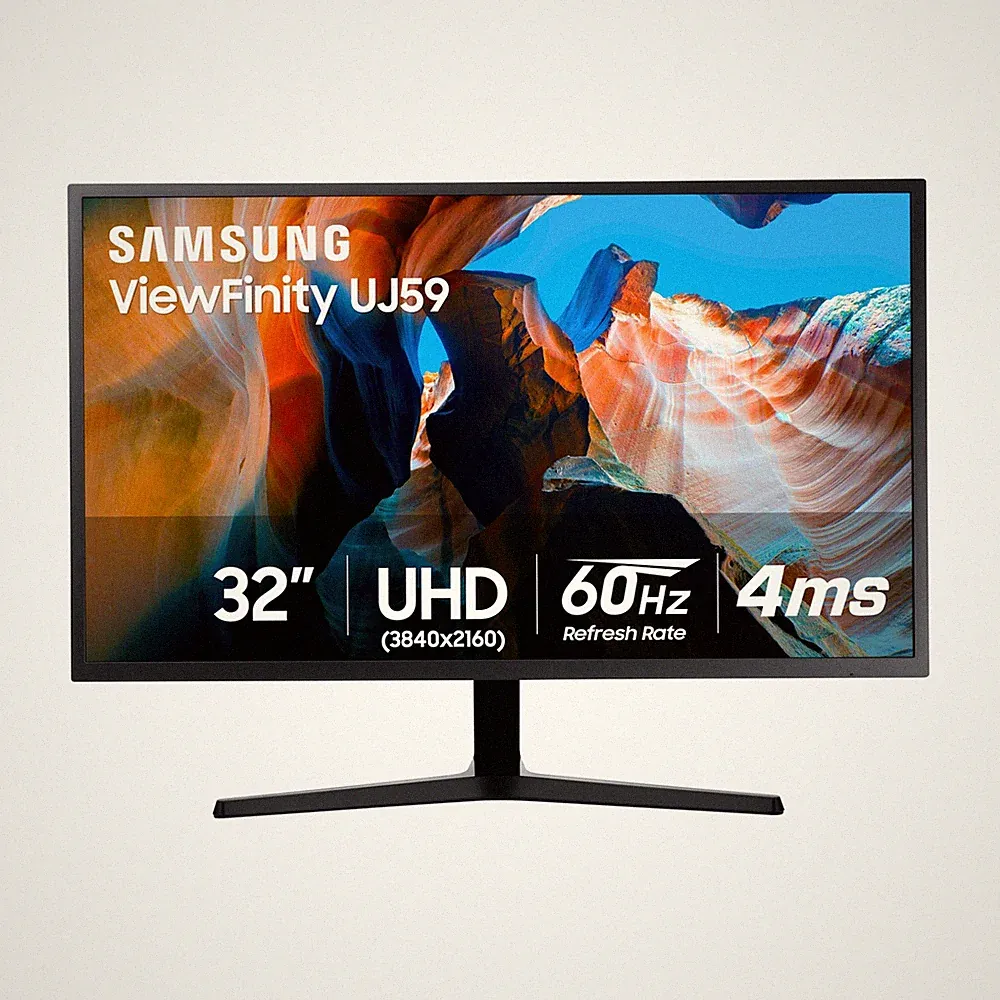 SAMSUNG 32" UJ59 Series 4K UHD 3840x2160 Computer Monitor,VA Panel, HDMI, Dis...