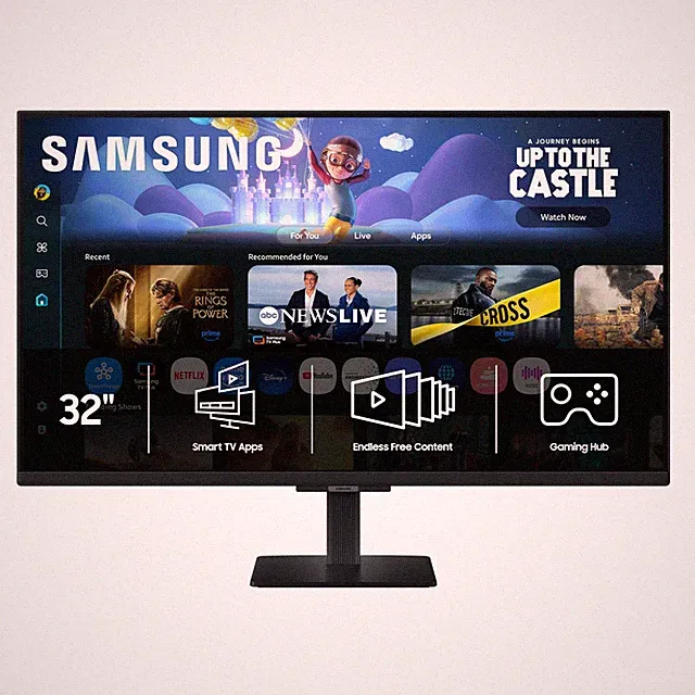 Samsung 32Inch M5 M50F Series FHD Smart Monitor with Streaming TV, Speakers,...