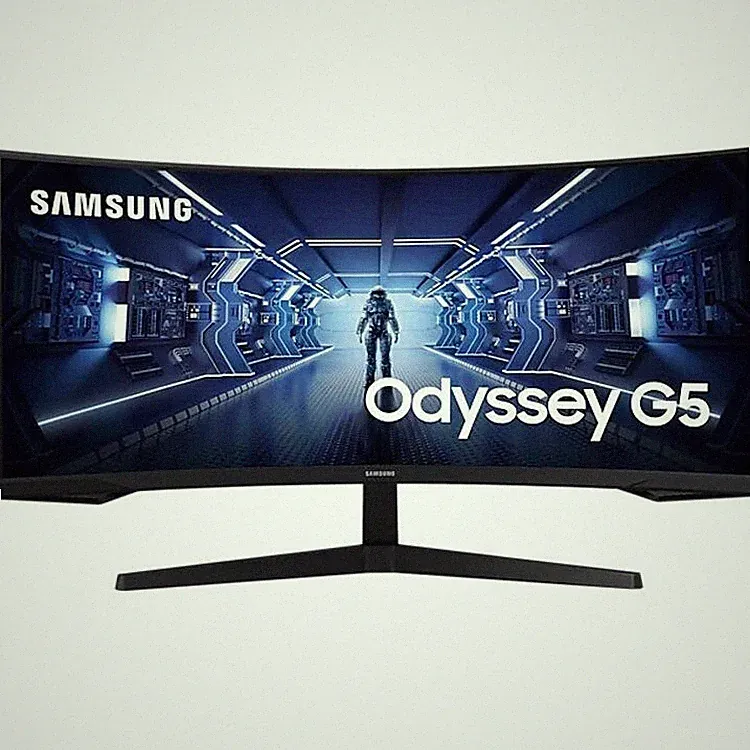 Samsung 34 inch Odyssey G5 G55T 1ms 165Hz 1000R Curved Gaming Monitor