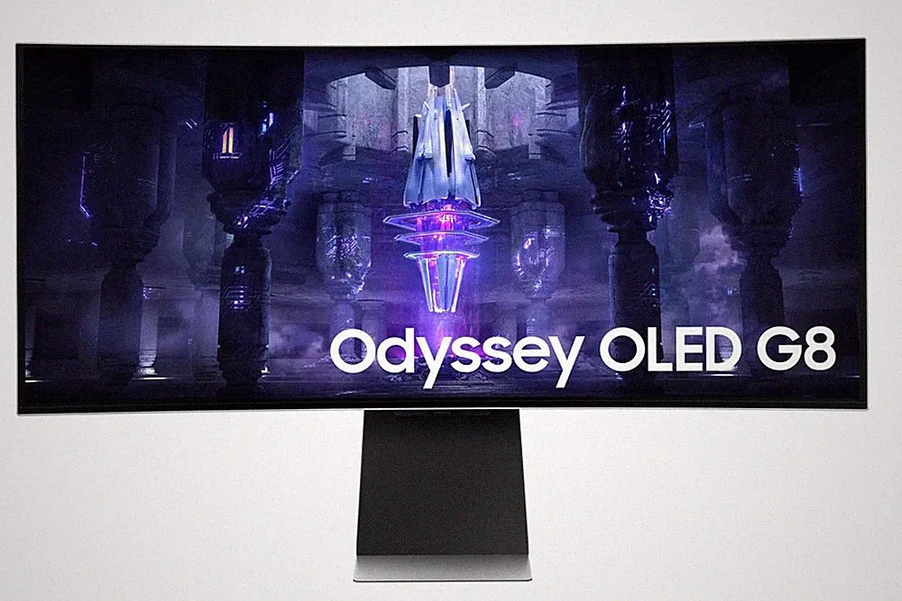 SAMSUNG 34-Inch Odyssey G85SB Series OLED Ultra WQHD Curved Gaming Monitor
