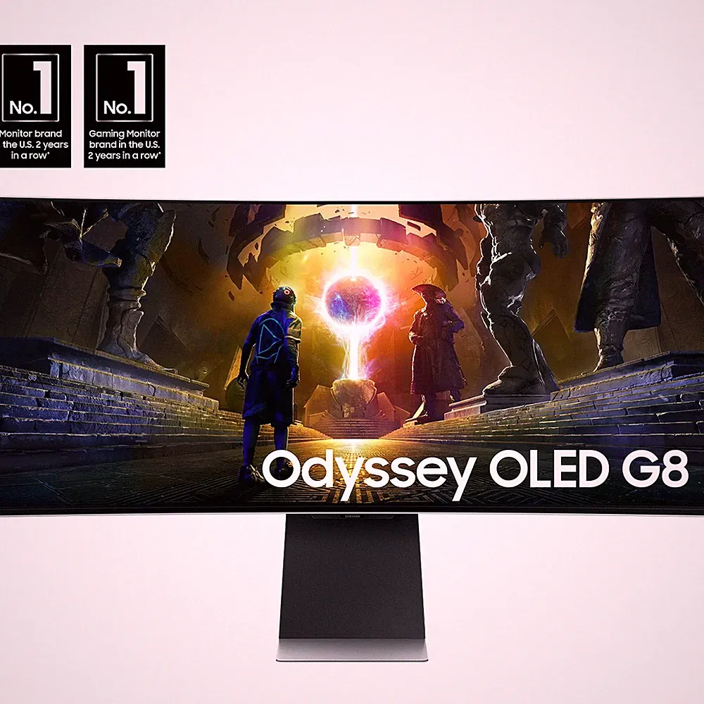 Samsung 34-inch Odyssey OLED G8 (G85SD) Ultra-WQHD Curved Gaming Monitor - Open