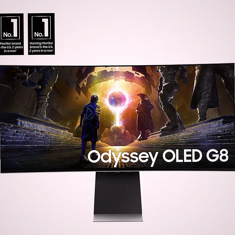 Samsung 34-inch Odyssey OLED G8 (G85SD) Ultra-WQHD Curved Gaming Monitor - Open